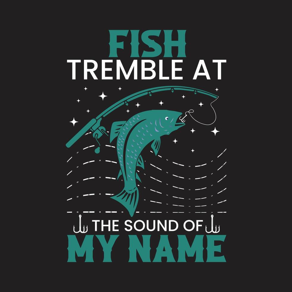 Fishing T-Shirt Design vector