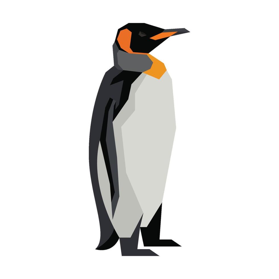 unique and modern illustration of penguin vector