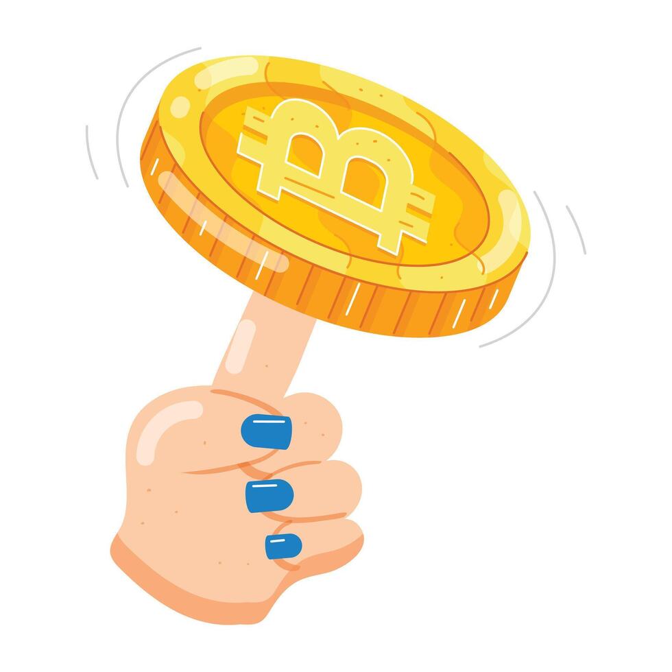 Gold Coins and Ancient Currencies Flat Stickers vector