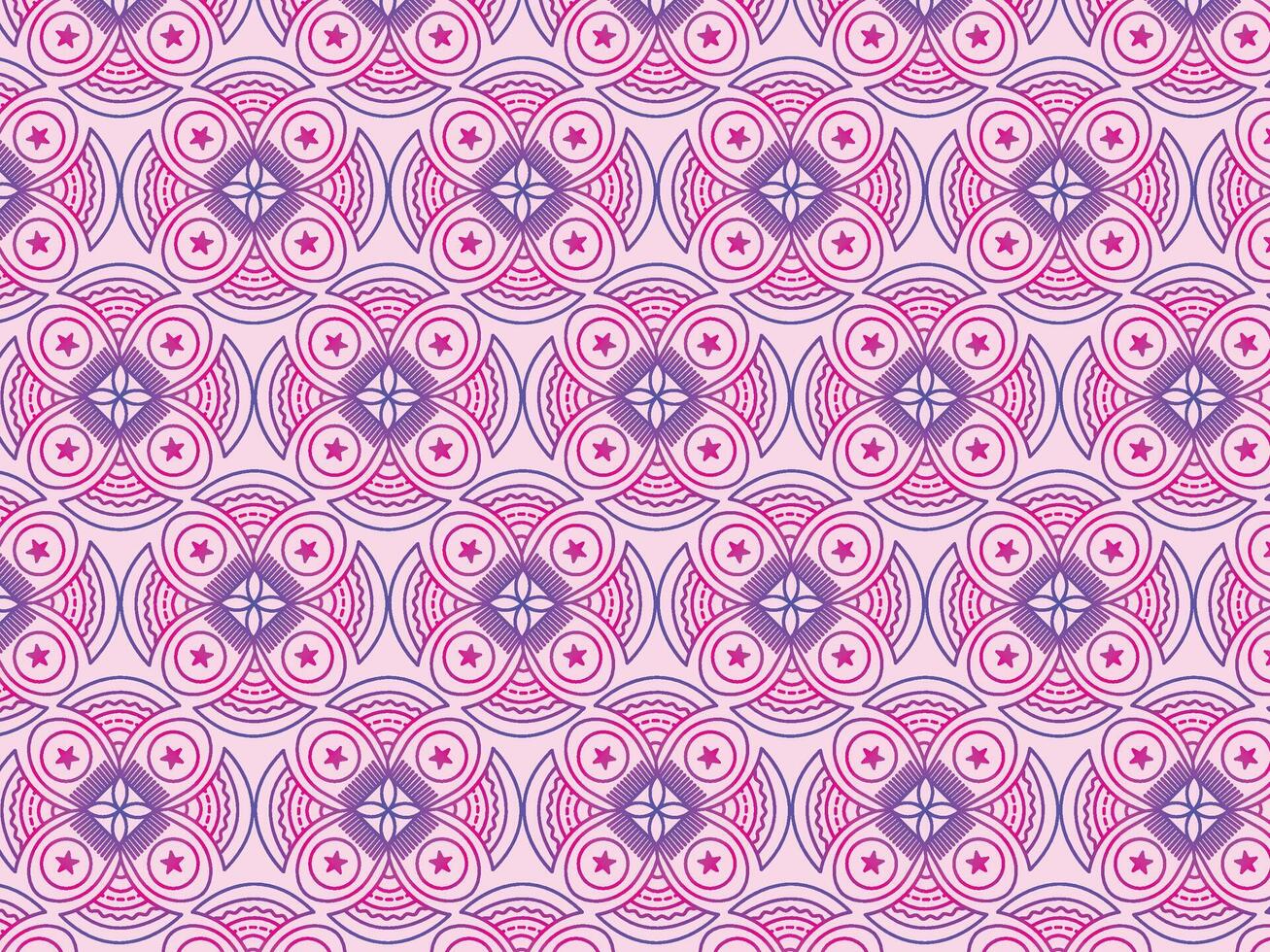 Pink gradient mandala abstract background pattern vector