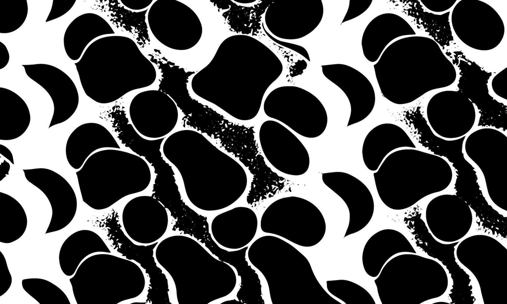 Grunge detailed black abstract texture. vector