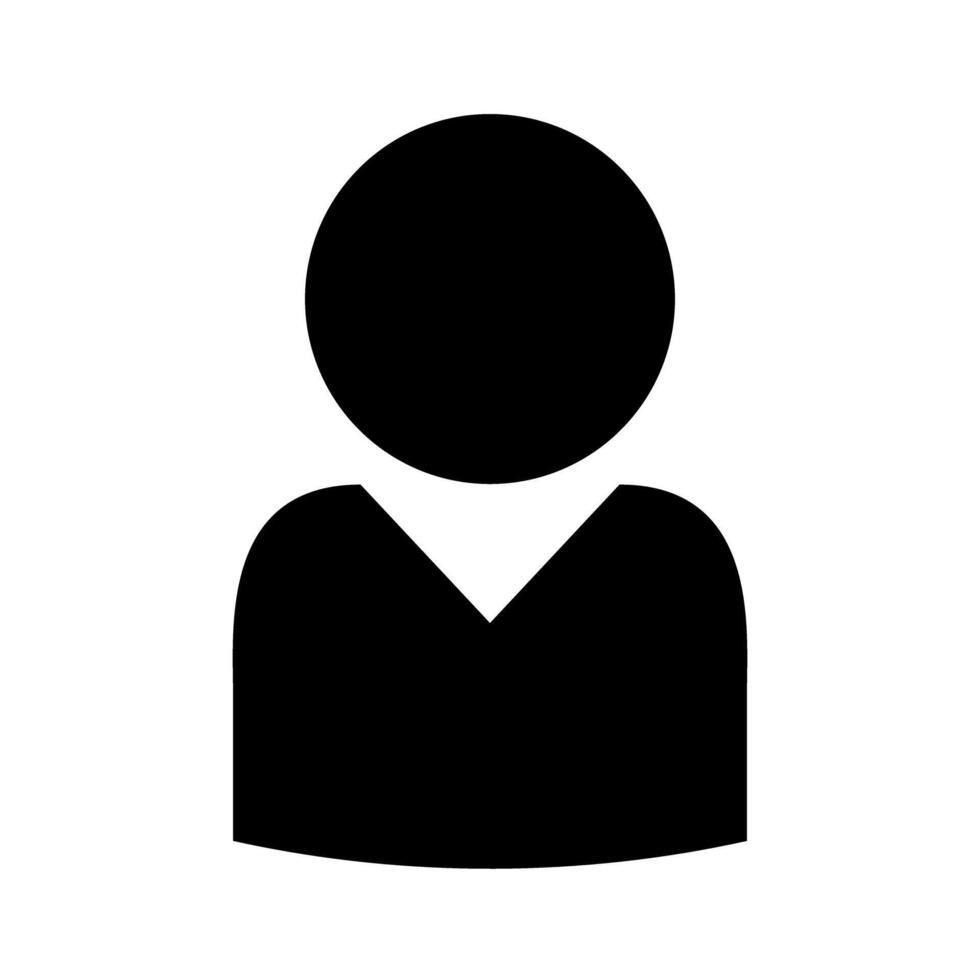 Businessman symbol. An employee of a company. vector