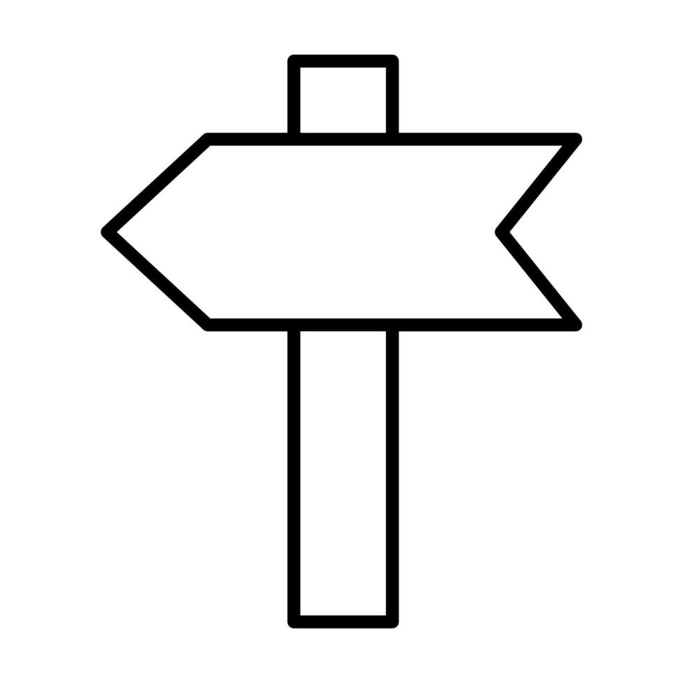 señalizar firmar icono. dirección la carretera signo. vector