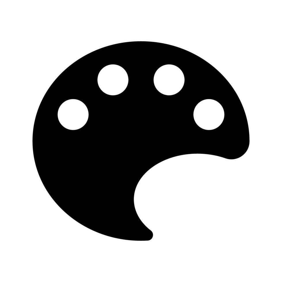 Artist Palette Icon. Paint. vector