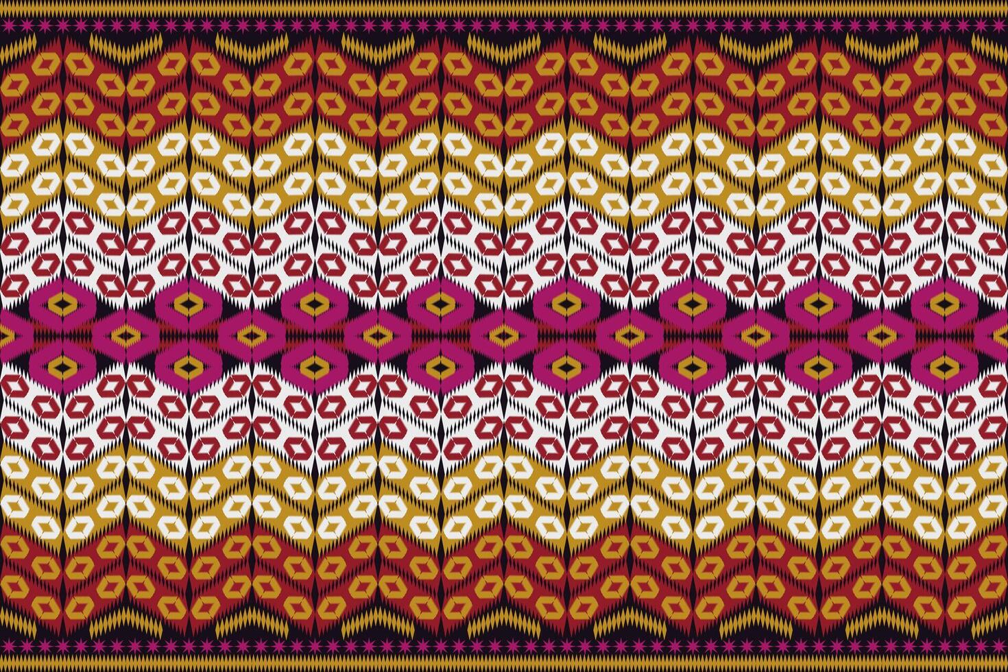 Aztec tribal geometric background Seamless stripe pattern. Traditional ornament ethnic style. Design for textile, fabric, clothing, curtain, rug, ornament, wrapping. vector