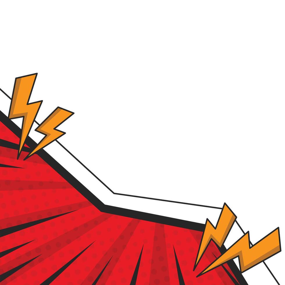 Comic Border Effect vector