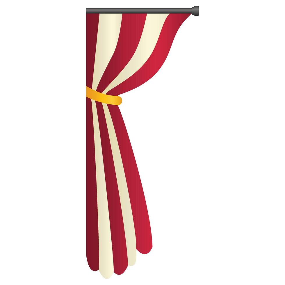 Circus Carnival Curtain Border vector