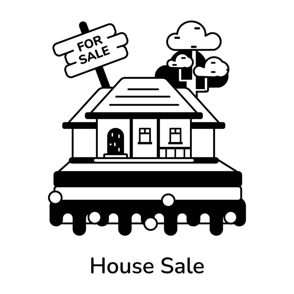 Trendy House Sale 43504070 Vector Art at Vecteezy