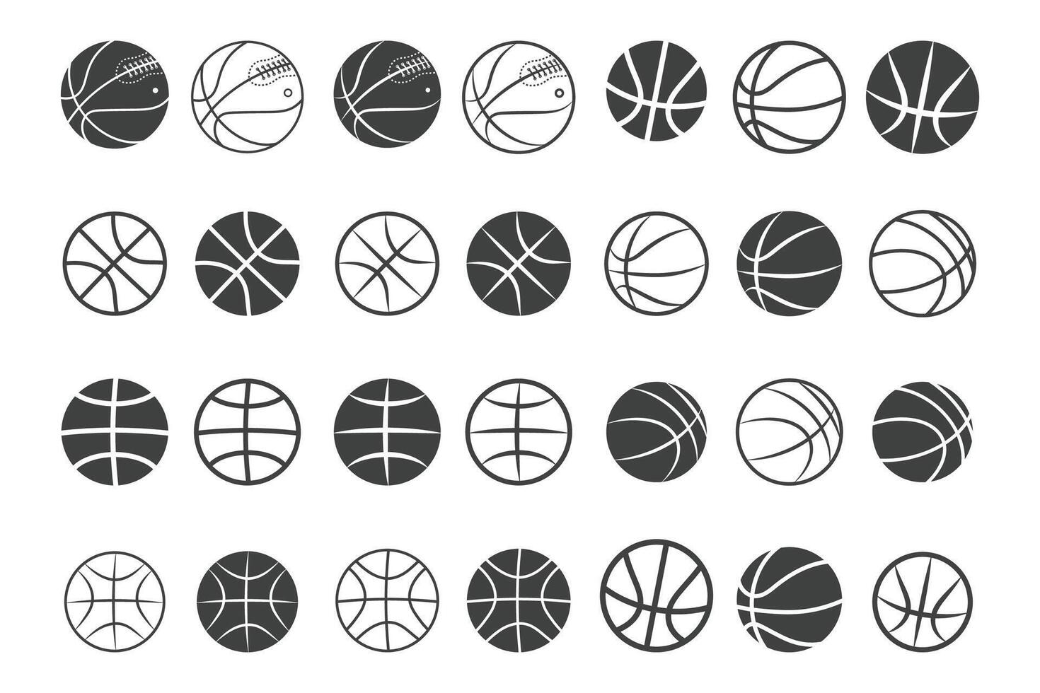 Basketball Bundle, Basketball Bundle, Basketball Clipart, Basketball Silhouette, vector