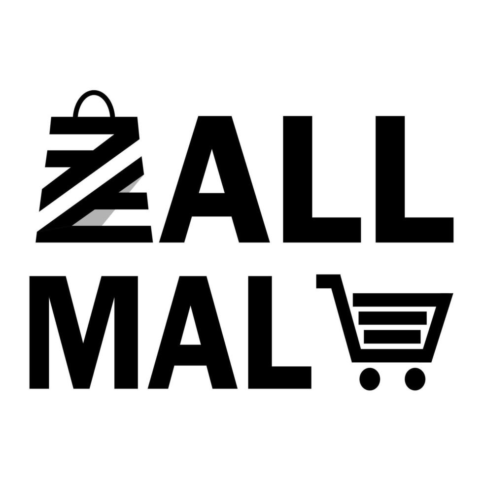 shopping mall icon . illustrator. vector