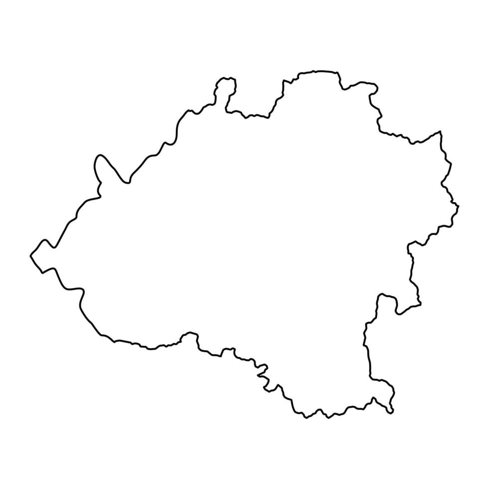 Map of the Province of Soria, administrative division of Spain. illustration. vector