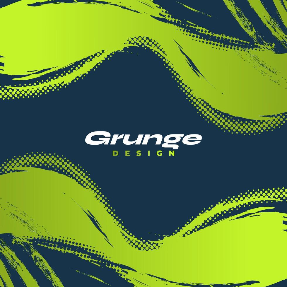 azul y verde degradado cepillo antecedentes con trama de semitonos efecto. deporte antecedentes con grunge estilo. rasguño y textura elementos para diseño vector