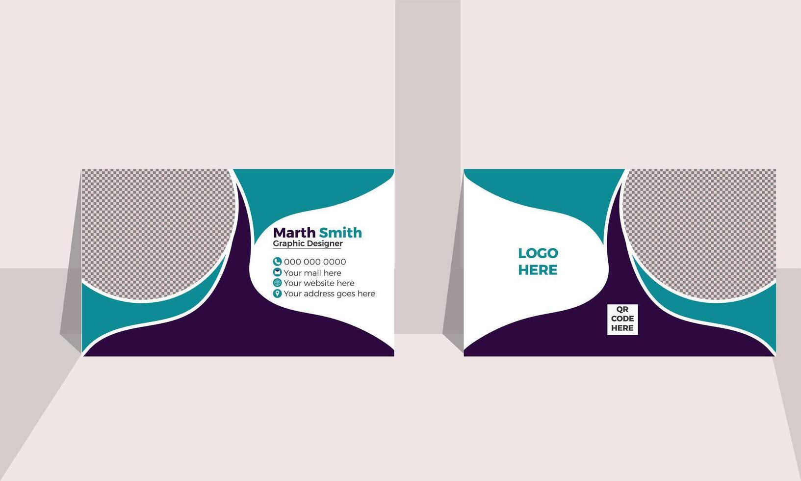 Modern Business Card Design vector