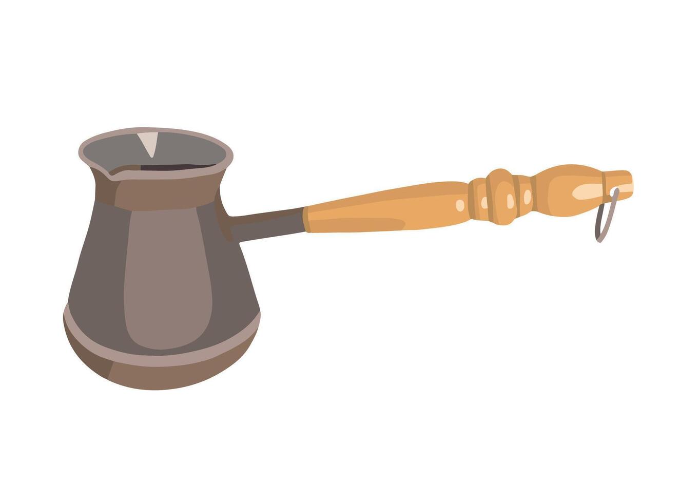 A coffee mug on a white background. vector