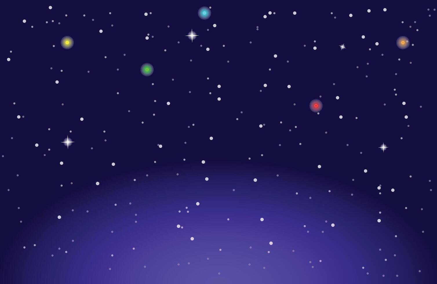 Gradient abstract constellation background vector