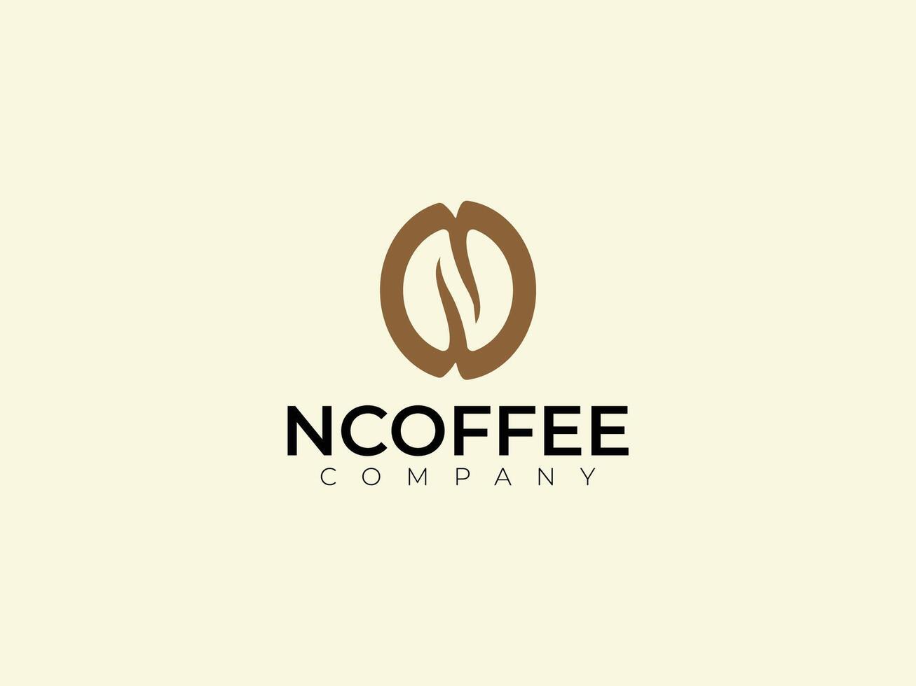 Coffee logo modern minimalist for coffeeshop and bar vector