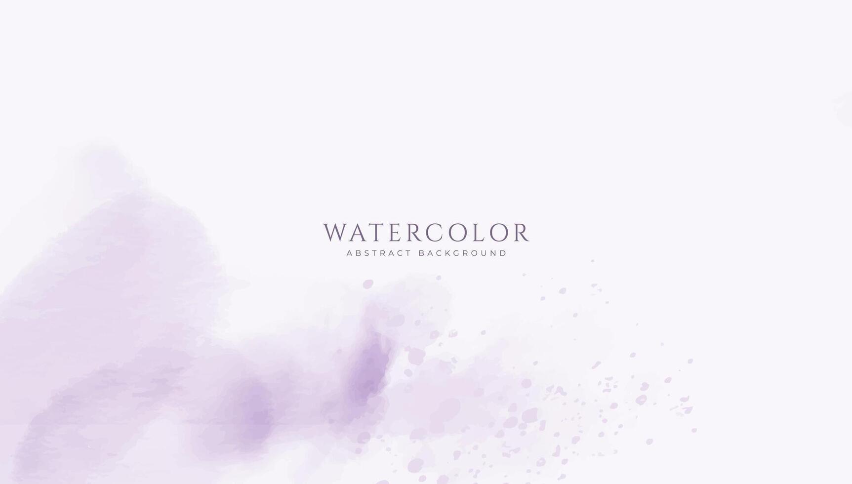 Abstract horizontal watercolor background. Neutral purple pink white colored empty space background illustration vector