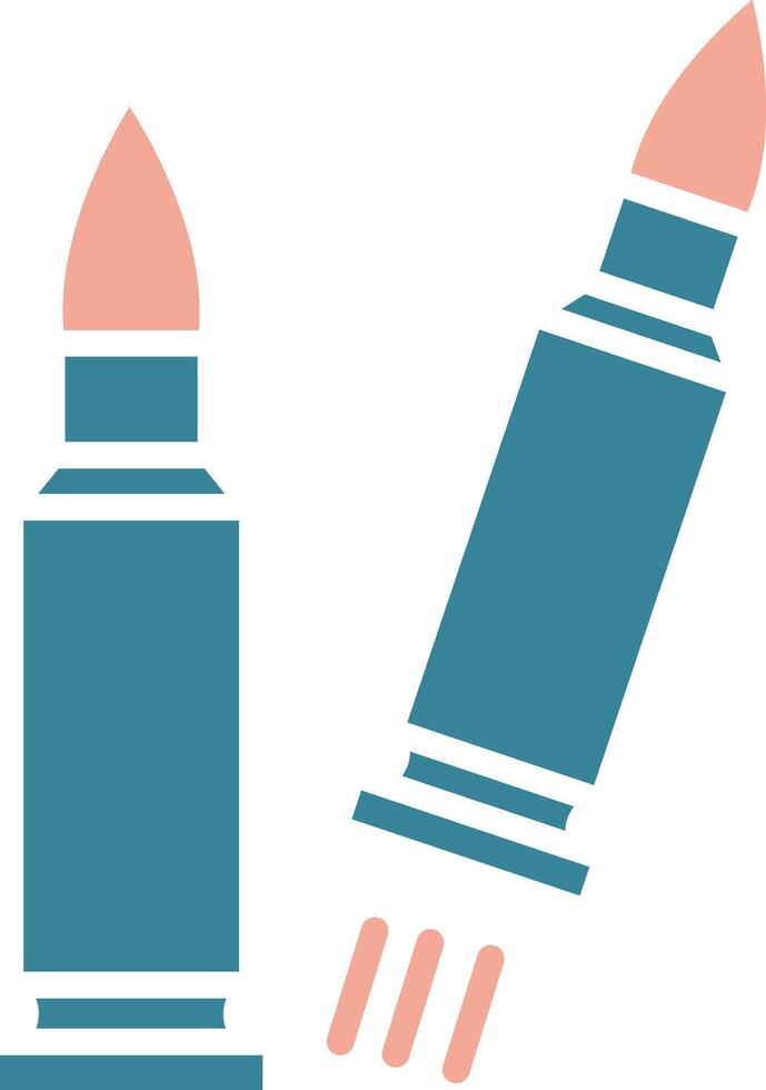 Bullet Glyph Two Color Icon vector