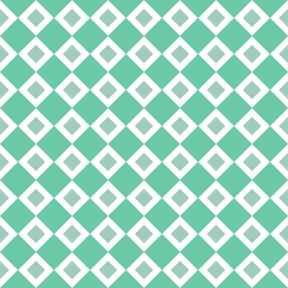 Seamless pattern with rhombuses on a green background vector