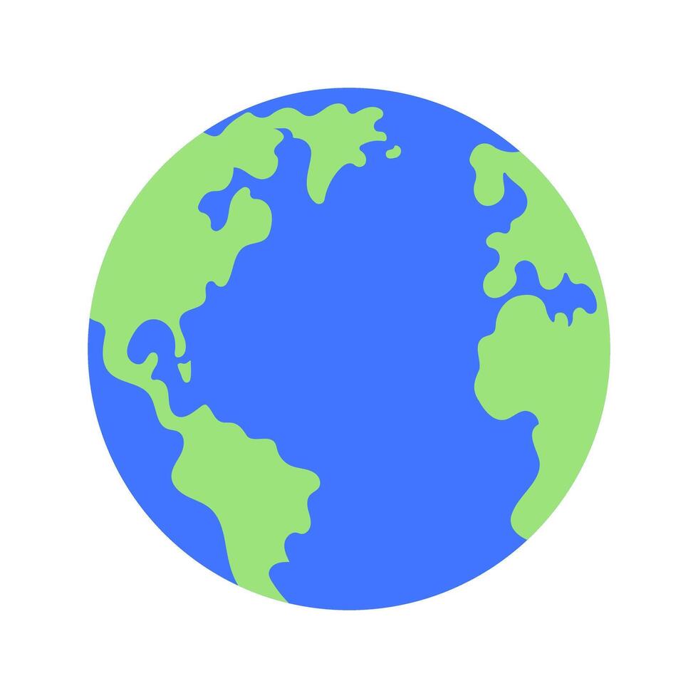 earth globe icon vector