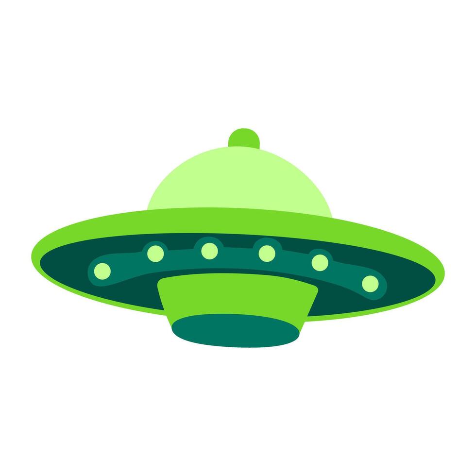 ufo in space vector