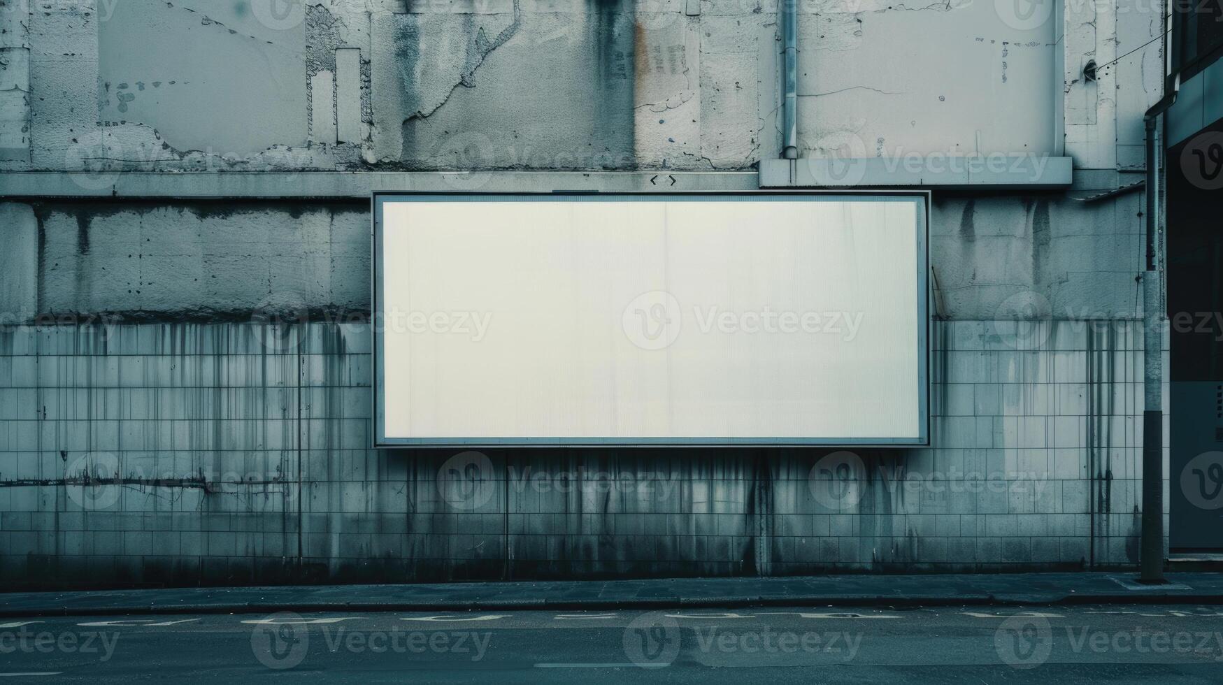 Customizable street wall billboards for personalized messages. photo