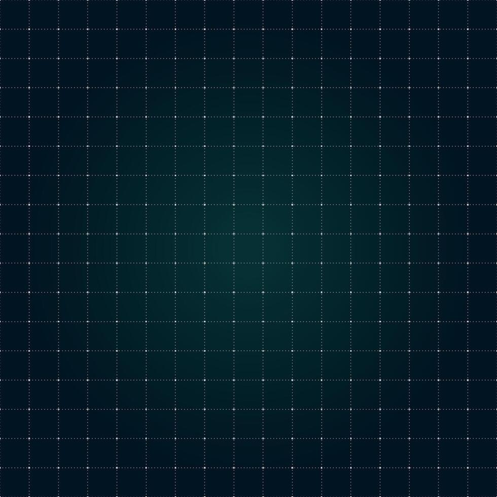 VR HUD futuristic interface square grid. Line and dot head up display similar green pattern. Digital UI screen mesh. GUI digital hi tech visor backdrop template. FUI Sci Fi dashboard display. vector