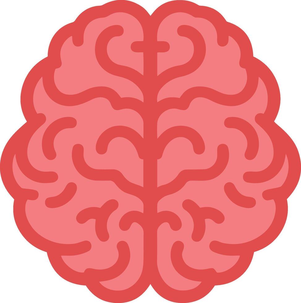 humano cerebro médico icono ilustración. vector