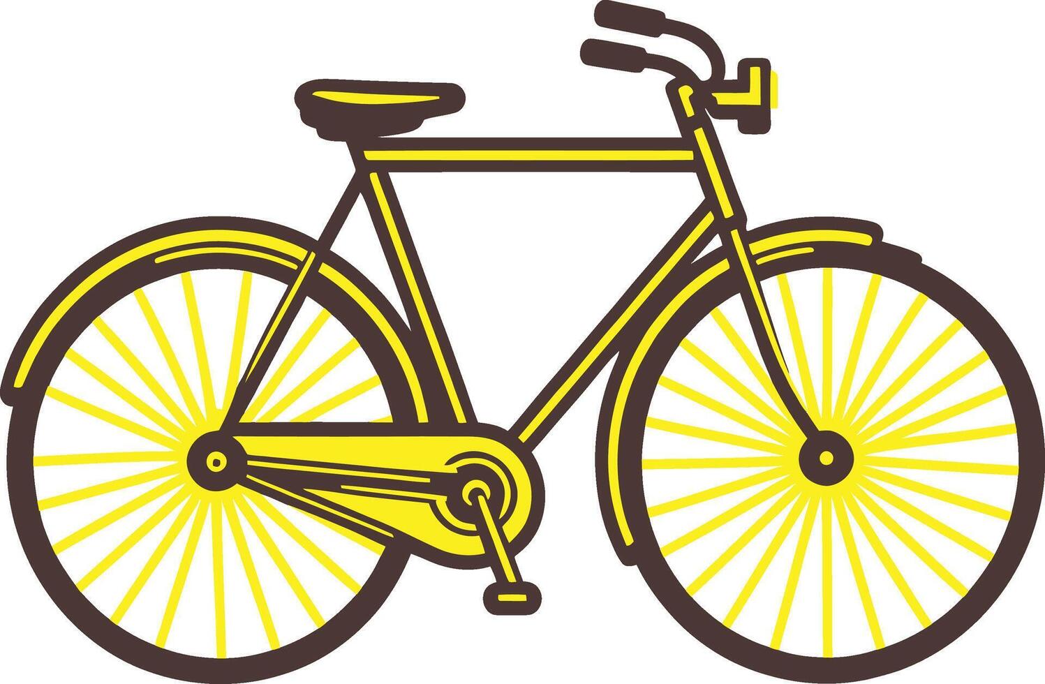 Bicycle icon illustration. vector