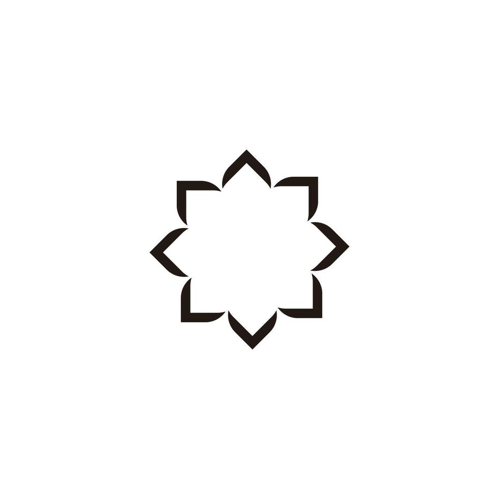 Background, ramadhan, leaves geometric symbol simple logo vector