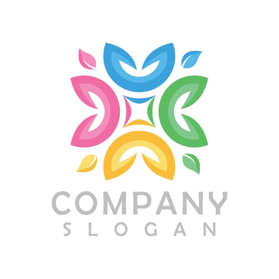 Beautiful digtal marketing logo design template vector