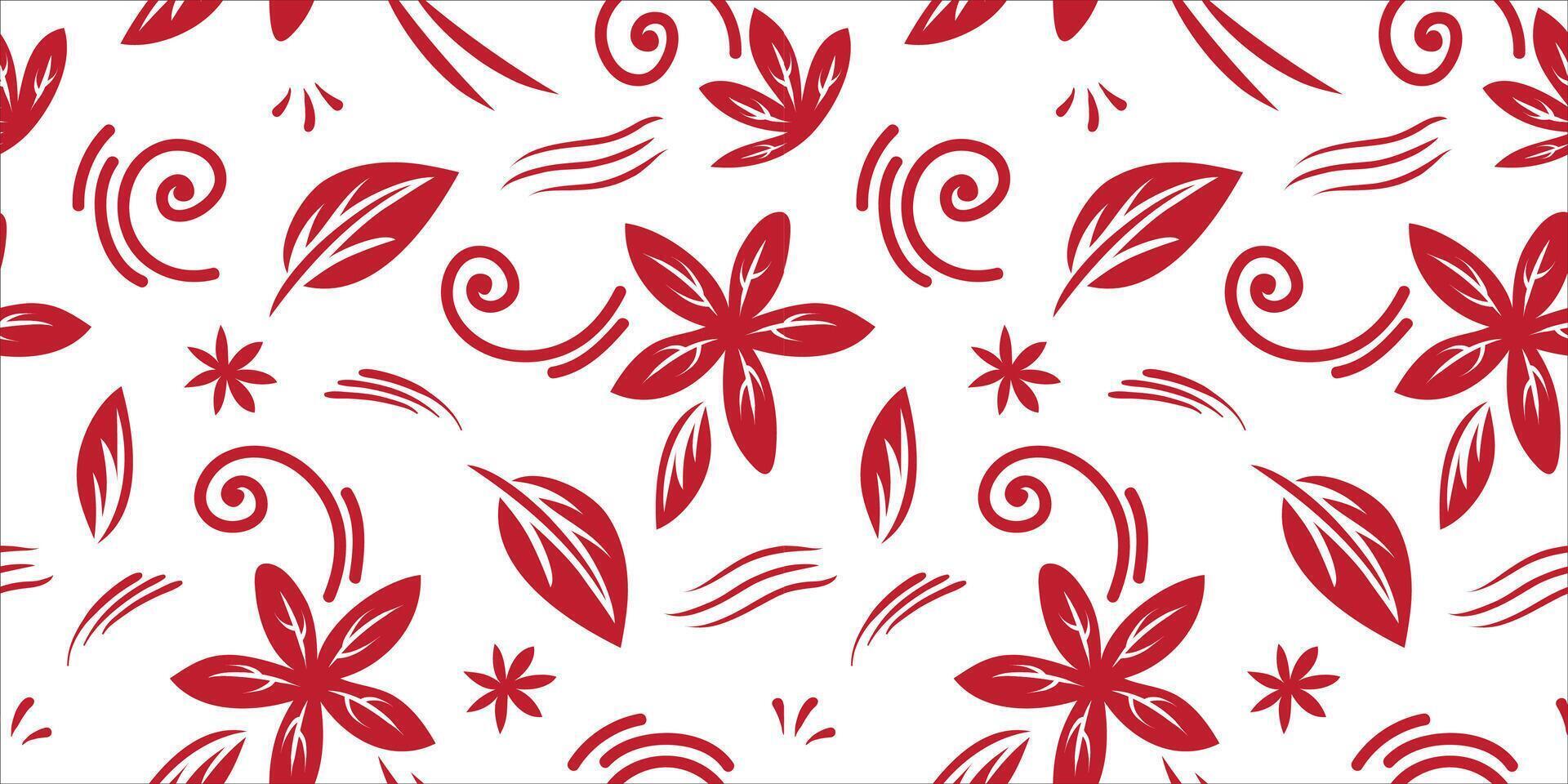 Big flowers pattern, upscale floral pattern. graphical textures floral, trendy colors pattern , flowers background with leaves.. vector