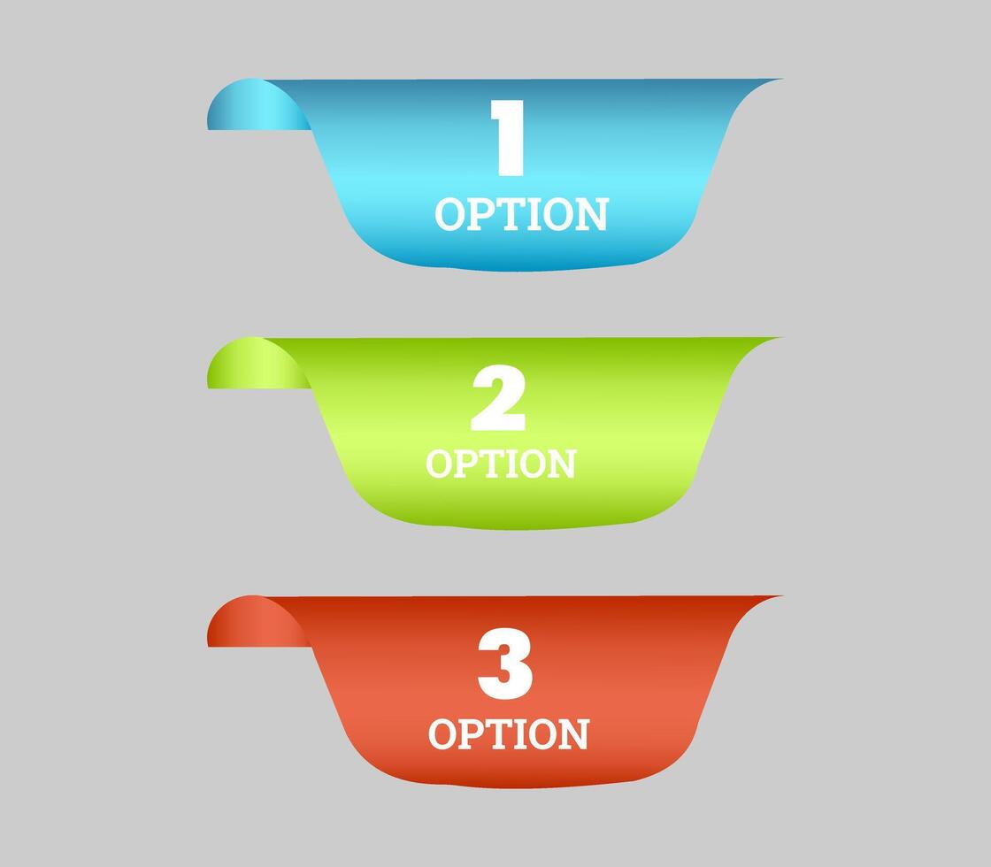 cuatro opciones para negocio infografía diseño vector