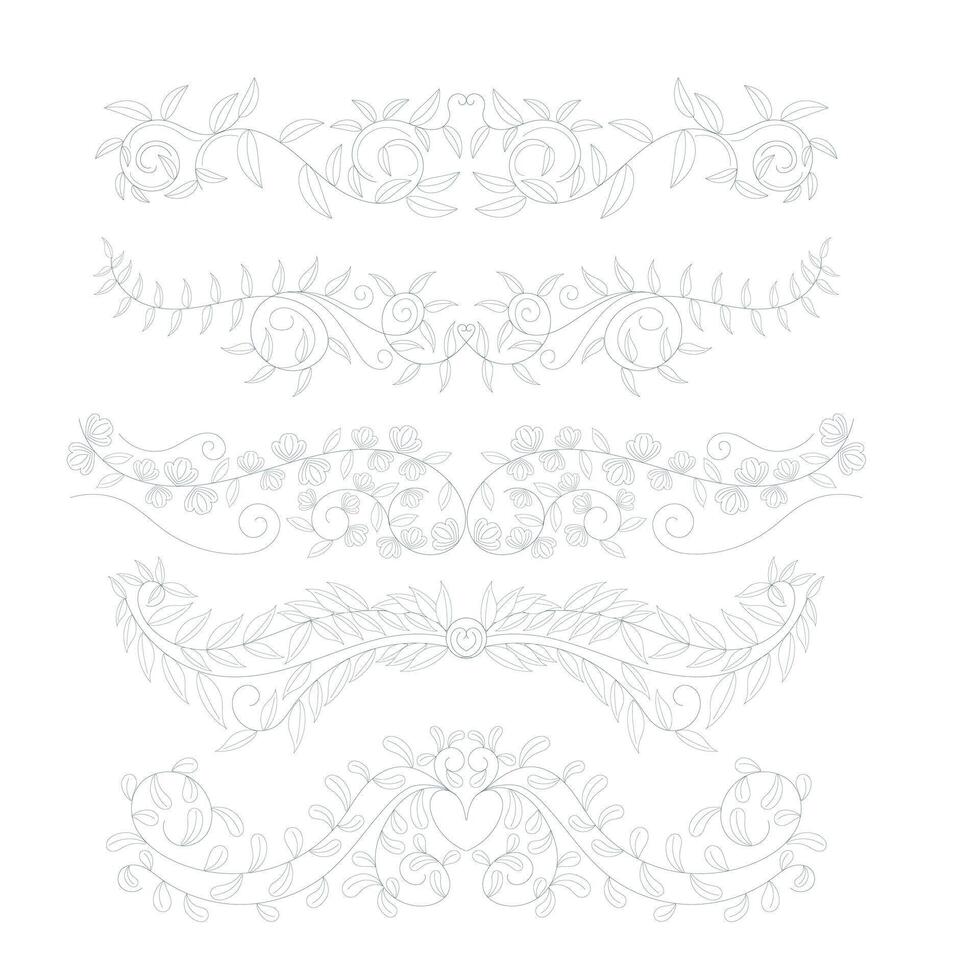 Decorative Ornate Elements vector