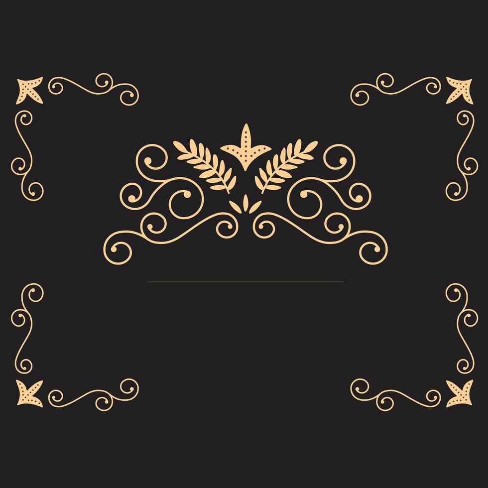 luxury fancy logo symbols, elegant calligraphic swirls, flourishes ornate vignettes. vector