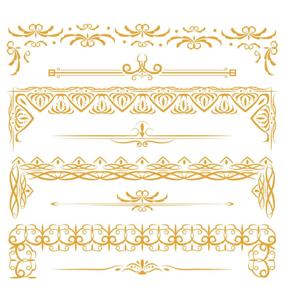 Retro Royal Vintage Shields Logotype set. calligraphyc Luxury logo design elements. Business signs, logos, identity, spa, hotels, badges elements vector