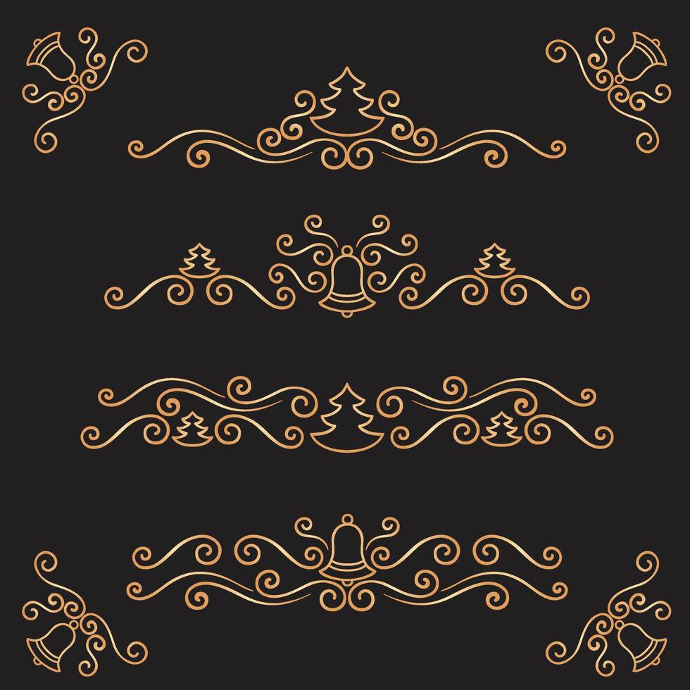 Variety of cute decoration elements vector