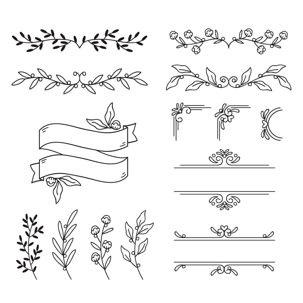 Decorative Ornate Elements vector