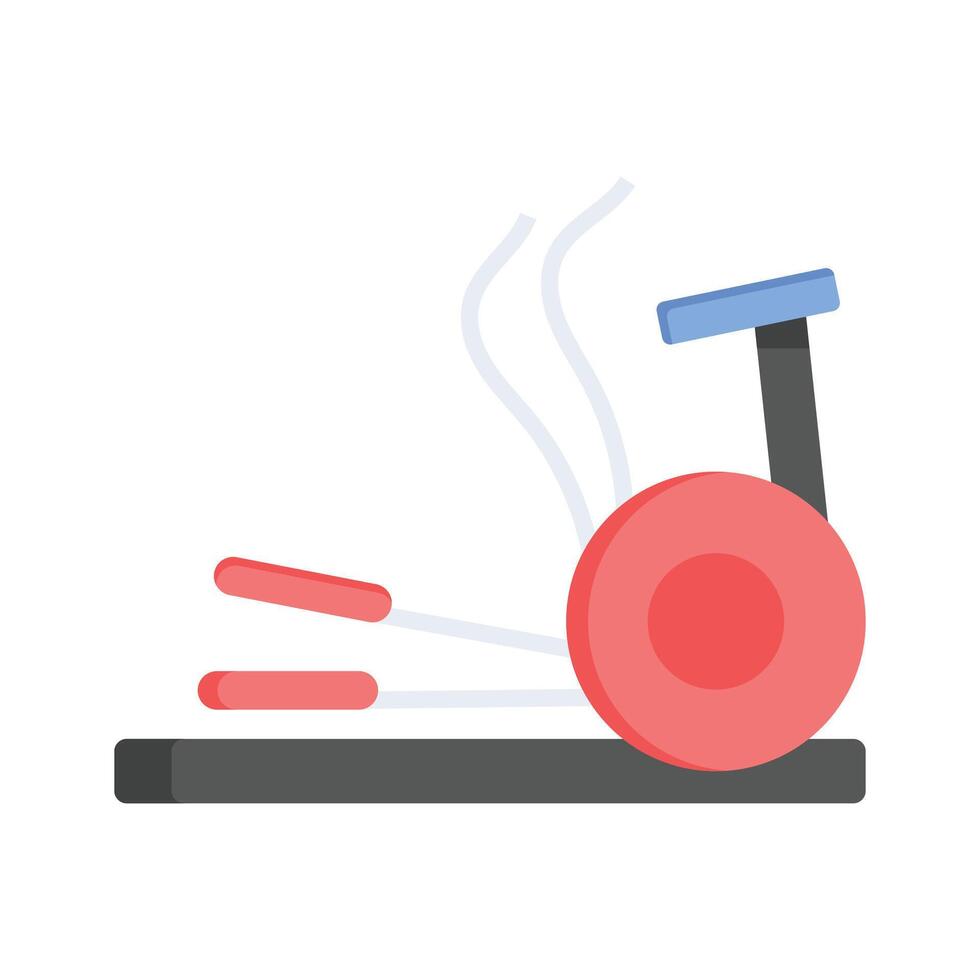 Grab this carefully crafted flat icon of workout machine, elliptical machine vector
