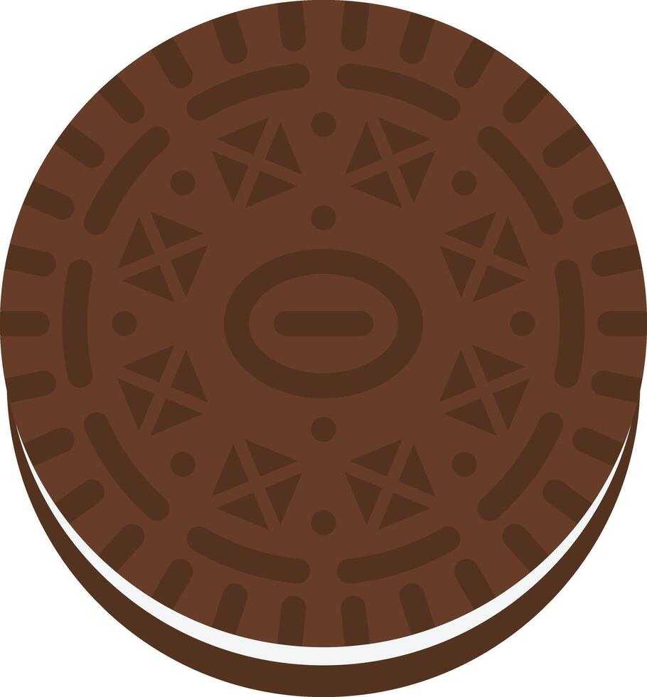 oreo illustration design, art and creativity vector