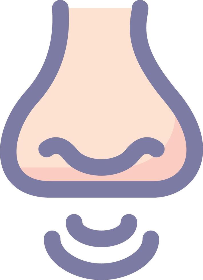 smell illustration design, art and creativity vector