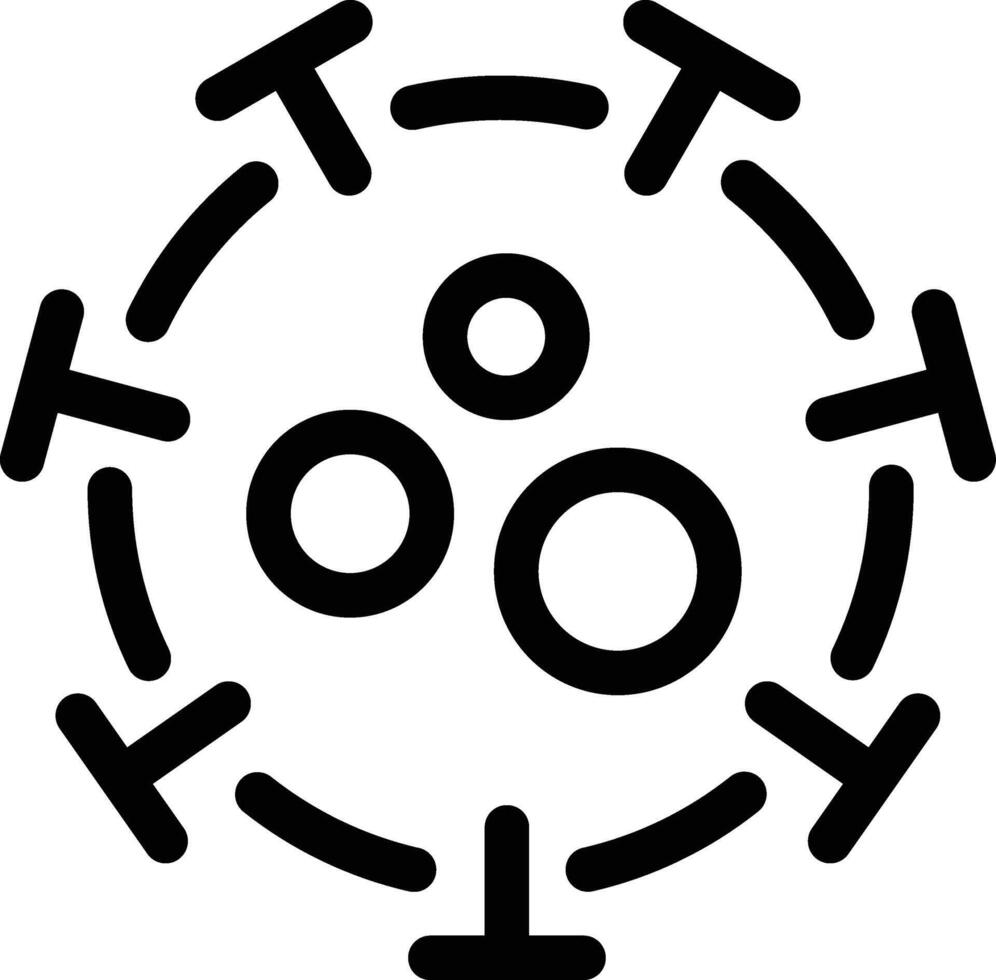 virus illustration design, art and creativity vector