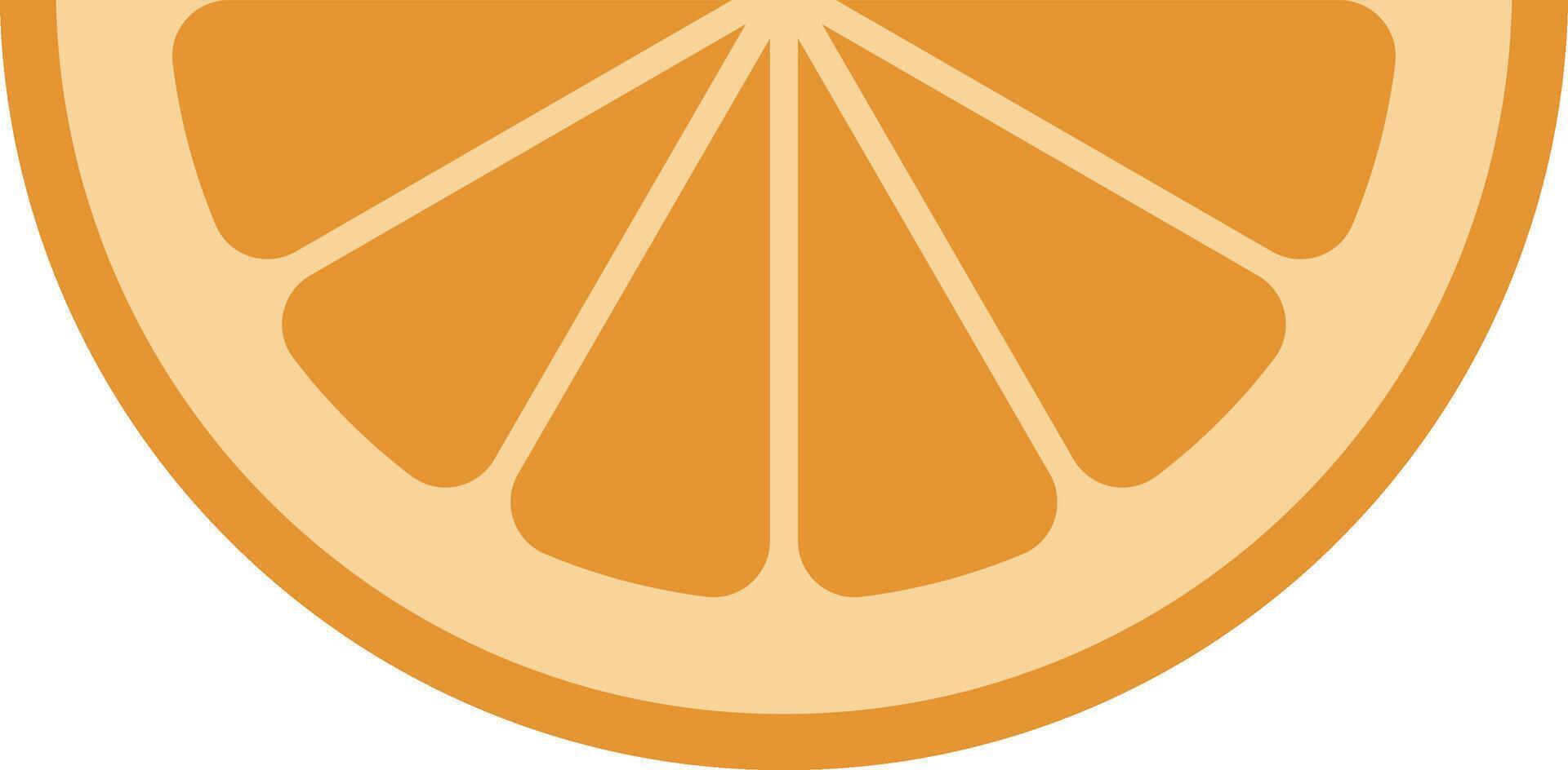 orange illustration design, art and creativity vector