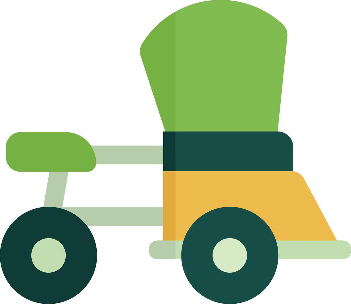 rickshaw illustration design, art and creativity vector