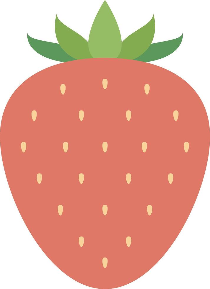 strawberry illustration design, art and creativity vector