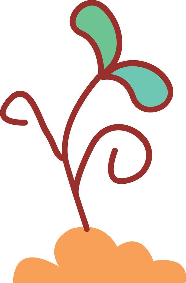 grow up creativity, illustration, art, icon, symbol, vector