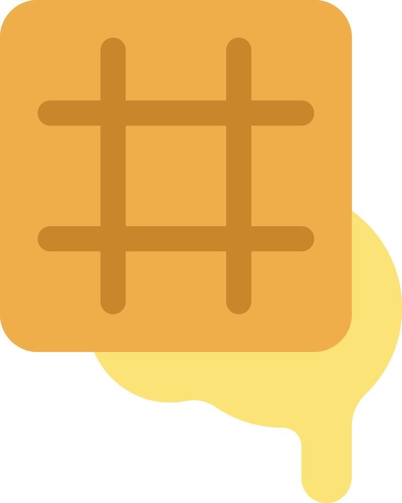 waffle illustration design, art and creativity vector