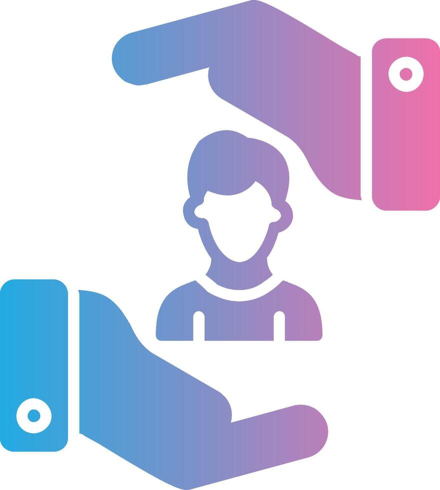Product Glyph Gradient Icon Design vector