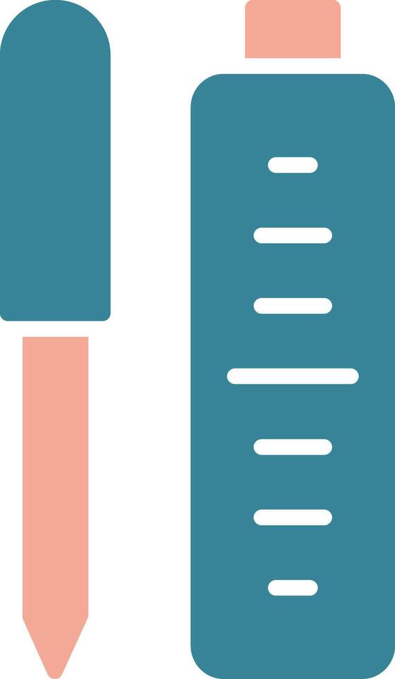 Lipgloss Glyph Two Color Icon vector