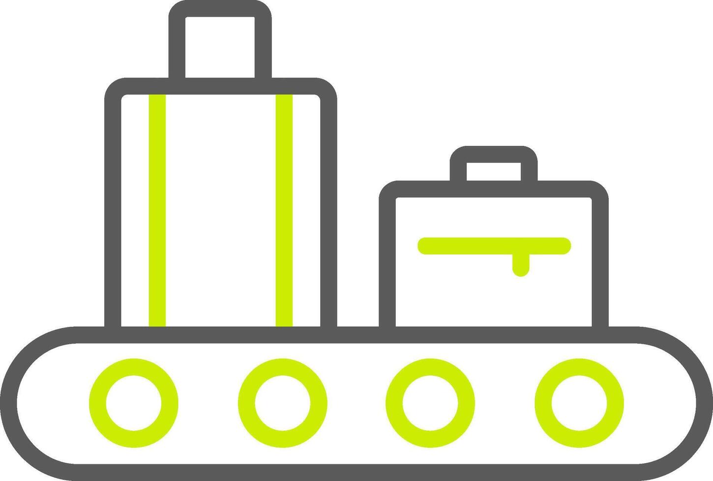 Conveyor Line Two Color Icon vector